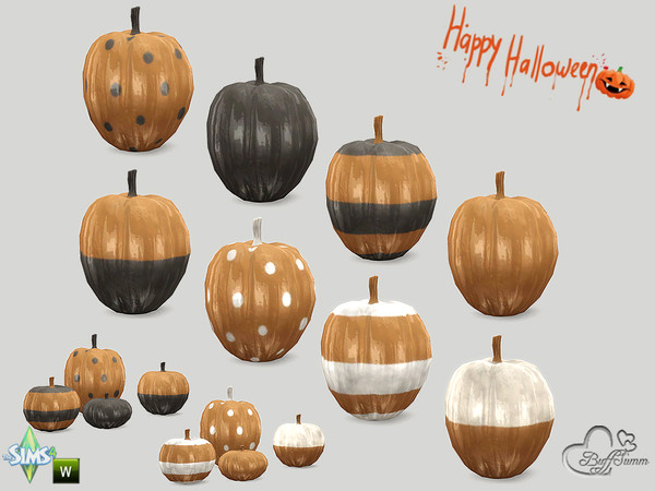 Sims 4 — Happy Halloween Pumpkin 04 by BuffSumm — Part of the *Happy Halloween 2015* Set!