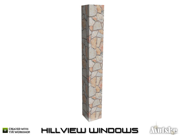 Sims 4 — Hillview Square Corner Right by Mutske — Square corner for the Hillview Windows. Use bb.moveobjects to place the