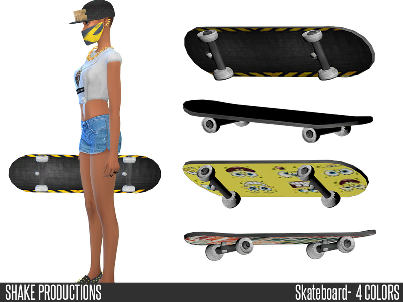 The Sims Resource - LOOKBOOK-ShakeProductions-45-7-Skateboard