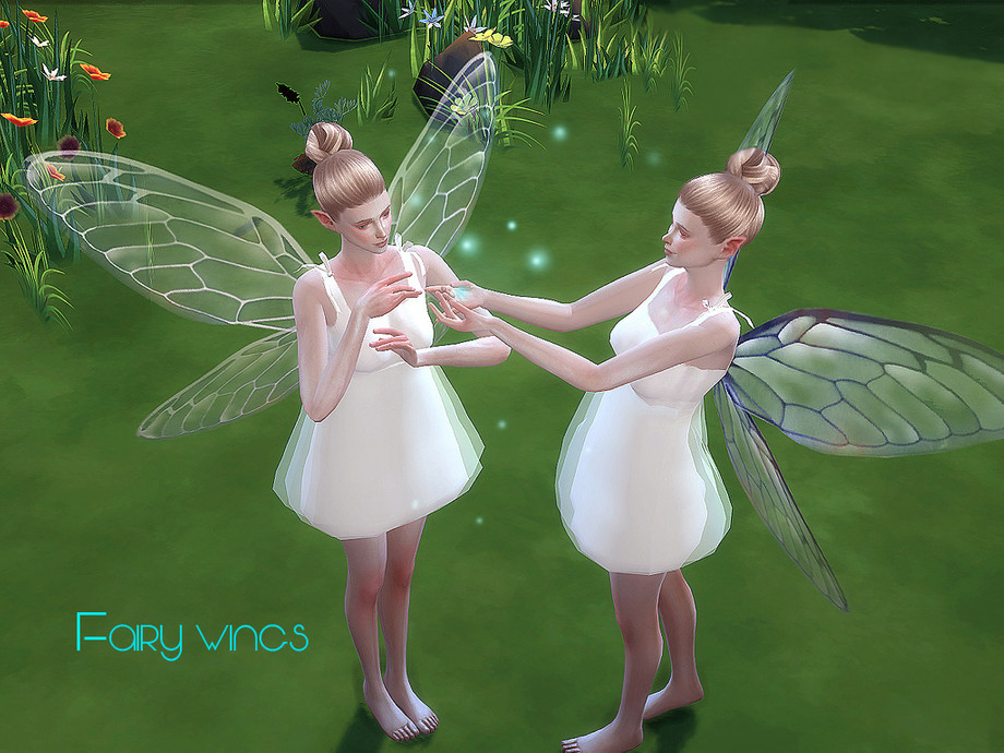 Sims 4 - S-Club LL ts4 Fairy wings 01 by S-Club - Fairy wings for you, you ...