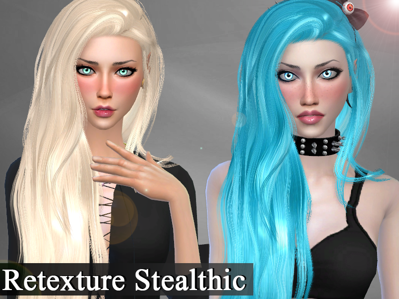 The Sims Resource - Retexture Hair Stealthic Aquaria - Mesh needed