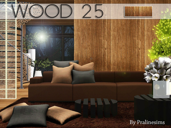 Sims 3 — Wood 25 by Pralinesims — By Pralinesims