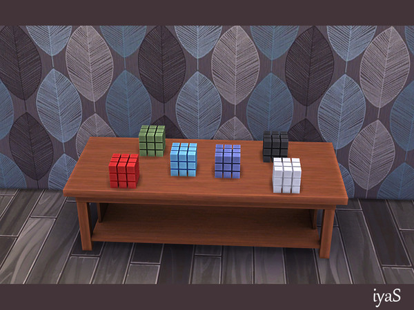 Sims 4 — Cube by soloriya — This decorative cube merges high design and classical physics. Part of Gallio living room