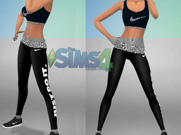 Sims 4 — Jogging NIKE  by Sims4-Orlane — Hi ! I introduce you my new jogging NIKE 