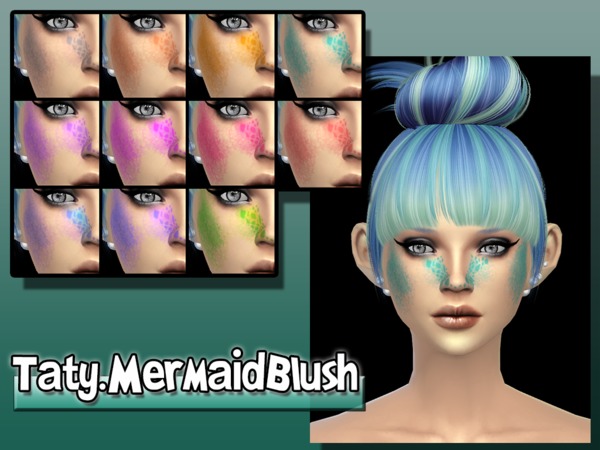 Sims 4 — [Ts4]Taty_MermaidBlush by tatygagg — -Female, Male -Human -Child, Teen, Young Adult, Adult, Elder 