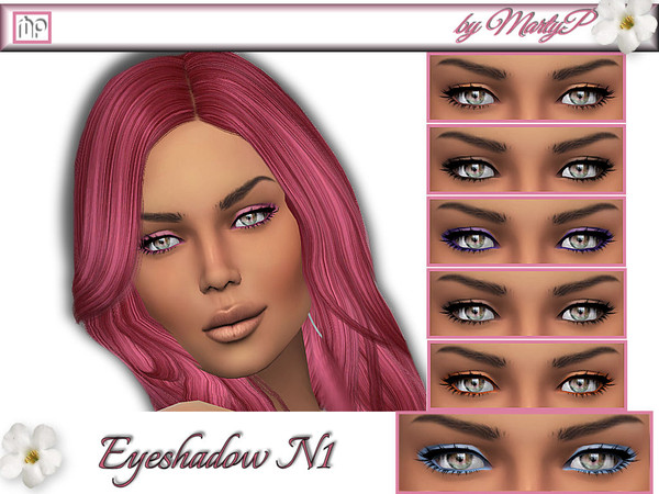 Sims 4 — MP Eyeshadow N1 by MartyP — This is my first Eyeshadow set for sims 4. ~For female adult only ~10 colors ~CAS