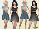 Sims 4 — Daily Dress Set by ESsiN — *** Y.adult-Adult ***Two Switch ***Crinoline Dress ***Everday-Formal