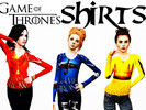 Sims 3 — Game of Thrones Shirts by applecider10 — I originally made these nerdy Game of Thrones tops for me, but then I