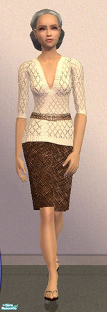 Sims 2 — NS elegant collection FE-2-item3. by Natalis — Elegant outfit for elderly ladies.Need mesh AAS