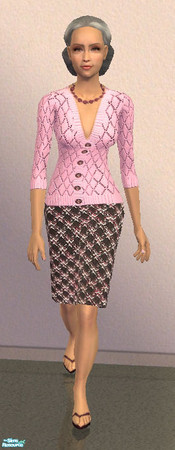 Sims 2 — NS elegant collection FE-2-item1. by Natalis — Elegant outfit for elderly ladies.Need mesh AAS