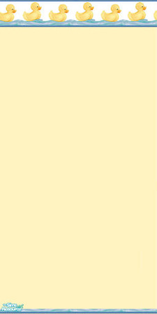 Sims 2 — Ducky Wallpapers - Ducky - Solid Yellow by foxysensei — Cute duckies wallpaper for your Sim's nurseries or