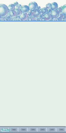 Sims 2 — Bubble Wallpaper - large bubbles by foxysensei — Bubbly wallpaper which looks great in the bathroom!