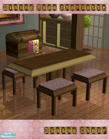 Sims 2 — S2S DiningRoomCharlotte - Chair by sims2sisters — 
