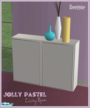 Sims 2 — S2S JollyPastelLivingroom - Dresser by sims2sisters — 
