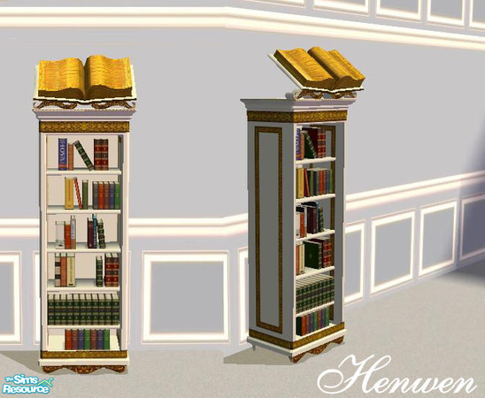 Sims 2 — Books For Learning White by Henwen — I cheat with the "unlockcareerrewards" all the time and I love