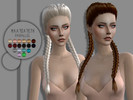 Sims 4 — Maargareth - Parallel by Maargareth — New, two braids hairstyle for your girls ;) comes in lots of various