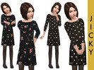 Sims 4 — Classic Dresses for Girls by Jicky — Classic dresses for Girls. A big thank you to DarkNighTt for giving me