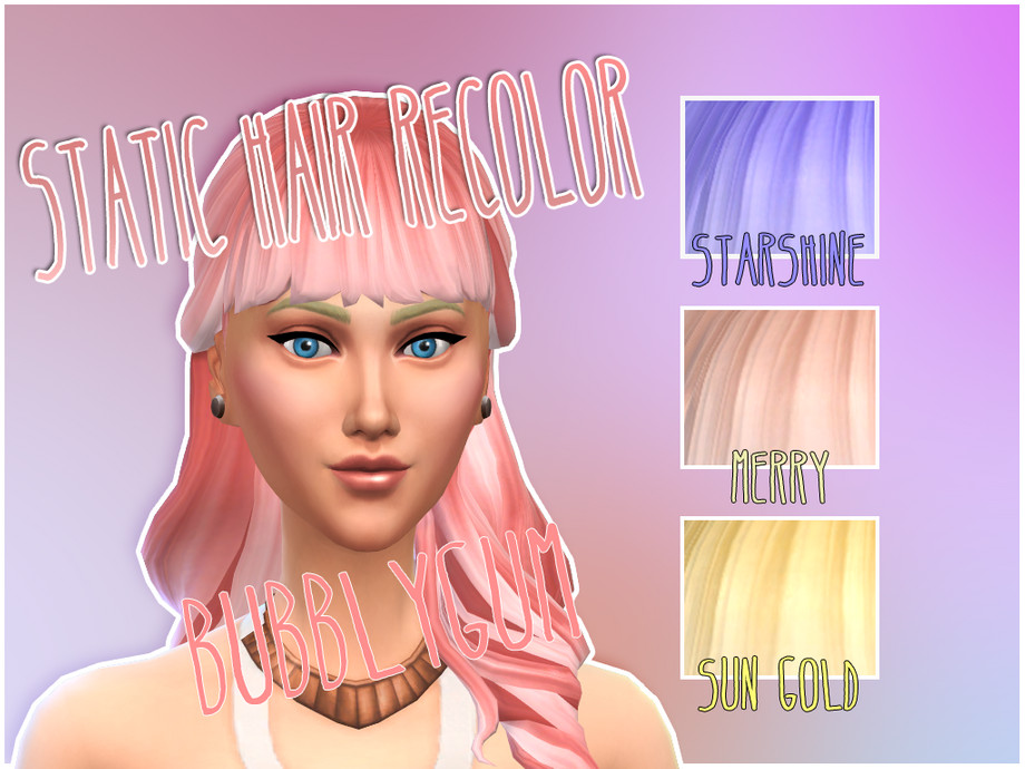 The Sims Resource - Luxury Party Hair Recolor [StaticSims]