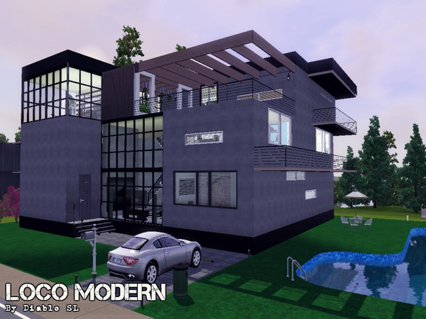 Sims 3 — Loco by Diablo_SL — A modern house with a full of enough space and equipments for your lovely Sim Family.This