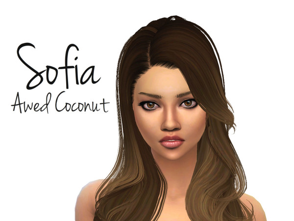 Sims 4 —  by AwedCoconut — - Sofia is self-assured and ambitious, she wants to become a business woman working hard and