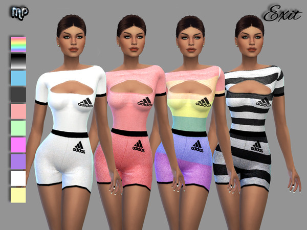 Sims 4 — MP Exit Outfit by MartyP — ~Teen to Elder sims ~For woman only ~10 colour swatches ~CAS thumbnail ~Can be found