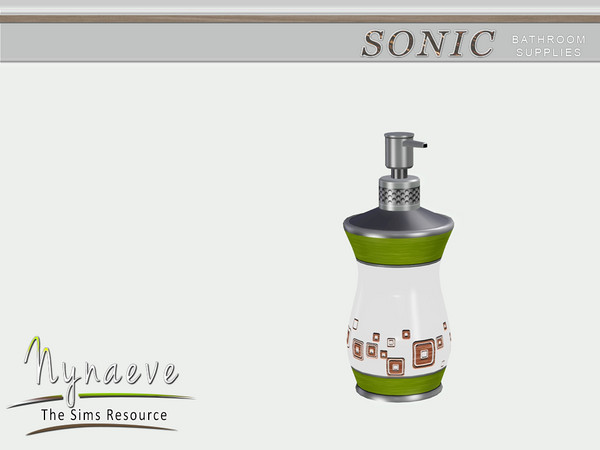 Sims 3 — Sonic Soap Dispenser by NynaeveDesign — Sonic Bathroom Supplies - Soap Dispenser Located in: Decor -