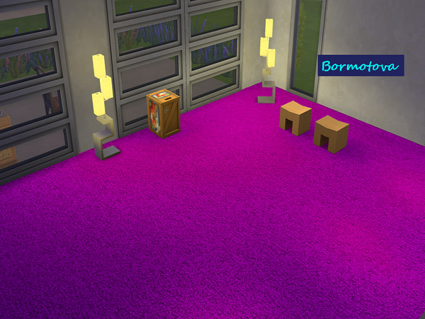 Sims 4 — Purple Cut Pile Carpet by abormotova2 — Purple Medium Length Cut Pile Carpet