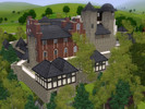 Sims 3 — Burg Greifenstein by simperfect1991 — The castle is now a ruin only the large 2 towers still remain intact. It's