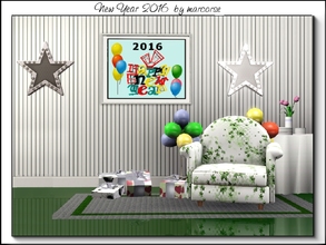 Sims 3 — New Year 2016_marcorse by marcorse — New Years's greetings for 2016. Wishing a happy, healthy and safe 2016 to