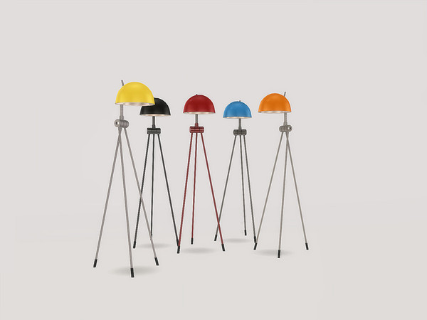 Sims 4 — Color Living - Floor Lamp by ung999 — Color Living - Floor Lamp Color Options : 5