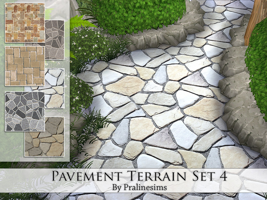 The Sims Resource Pavement Terrain Set 4