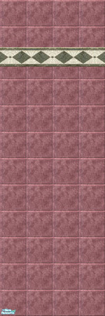 Sims 2 — D2DTC 36 - Tile Pink Marble Wall by D2Diamond — ...
