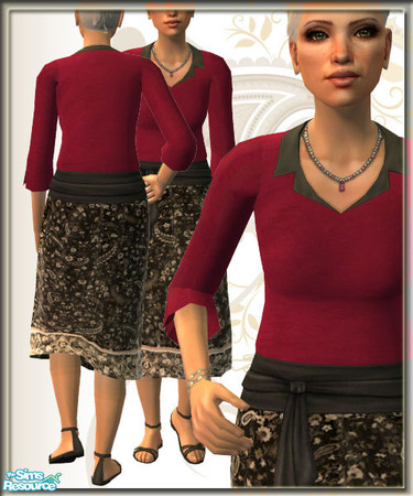 Sims 2 — SO_ElderCollection_010 - 2 by Sophel21 — whole outfits for your elder sim ladies. Enjoy ;)