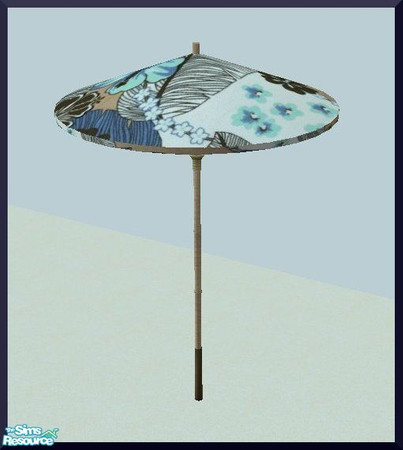 Sims 2 — D2DTC37 - Brolly pole by D2Diamond — This set was created by Shakeshaft, the texture provided by minsmusic.