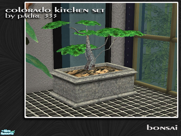 Sims 2 — Colorado Kitchen - Bonsai by Padre — Contemporary and warm. New kitchen set by padre333. Created with ALL