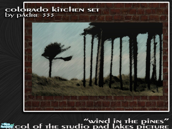 Sims 2 — Colorado Kitchen -  by Padre — Contemporary and warm. New kitchen set by padre333. Created with ALL Expansion