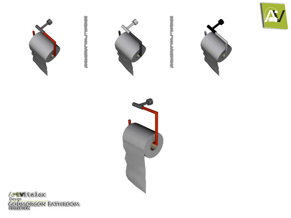 Sims 4 — Godmorgon Toilet Paper Holder by ArtVitalex — - Godmorgon Toilet Paper Holder - ArtVitalex@TSR, Dec 2015