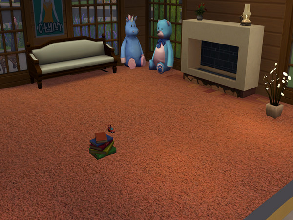 Sims 4 — Copper Toned Carpet by abormotova2 — Standard Cut Pile Carpet in Copper