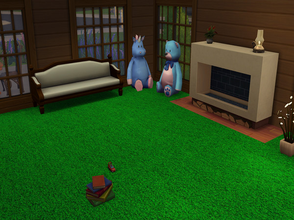 Sims 4 — Medium Green Carpet by abormotova2 — Standard Cut Pile Carpet in medium green