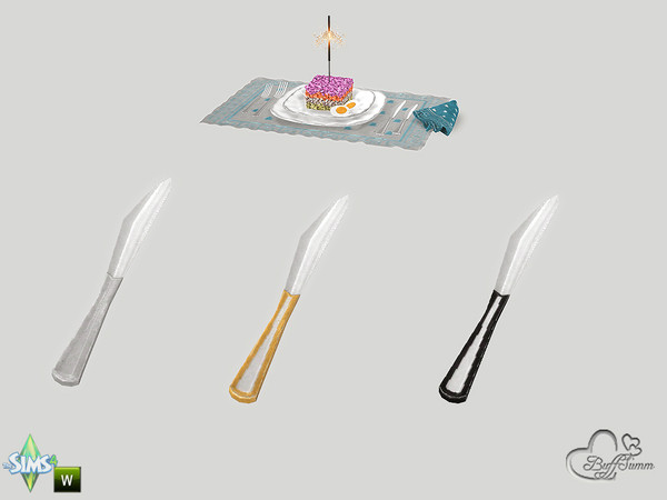 Sims 4 — New Year Knife Small by BuffSumm — May your New Year be filled with adoration, happiness, warmth and cheer; and
