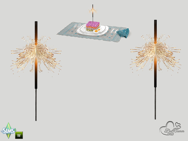 Sims 4 — New Year Sparkler by BuffSumm — May your New Year be filled with adoration, happiness, warmth and cheer; and may