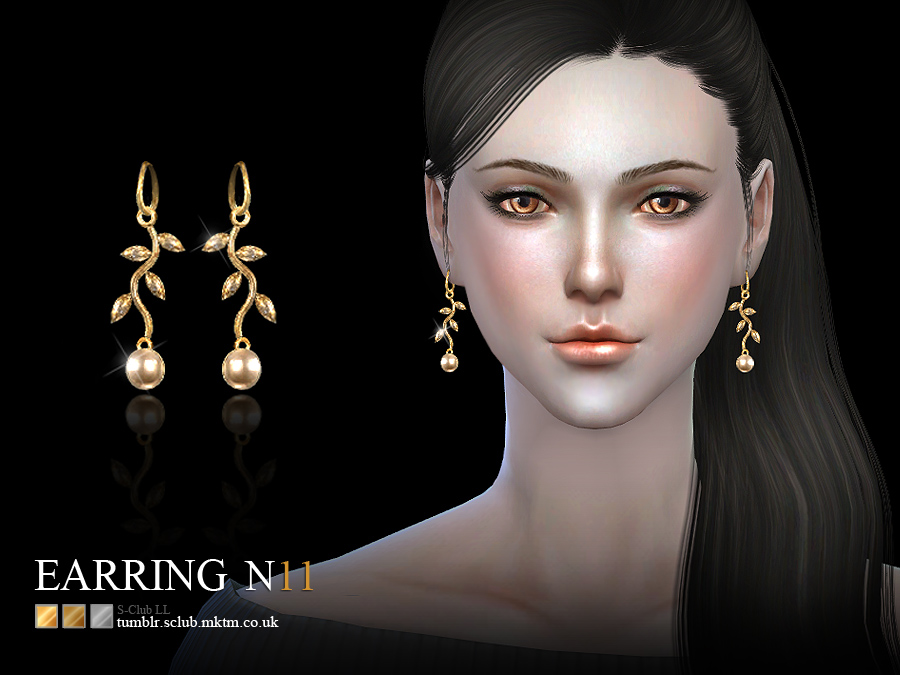 The Sims Resource S Club Ll Ts4 Earring 11f