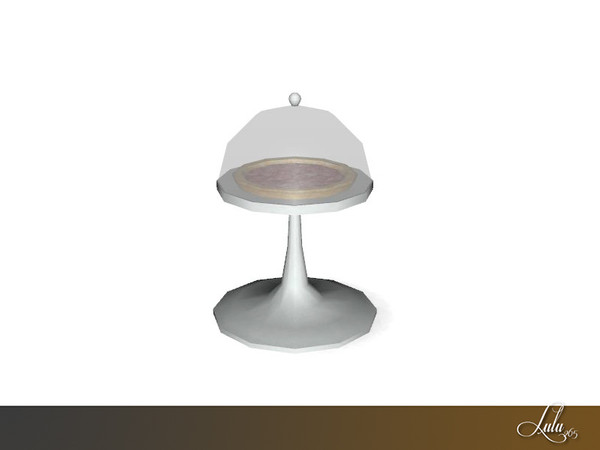 Sims 3 — Ebony Kitchen Cake Stand by Lulu265 — Part of the Ebony Kitchen Set CAStable