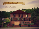 Sims 3 — Brickwood by Navi126 — Suburban vintage modern house inspired by the beauty of the brick walls and wood floors