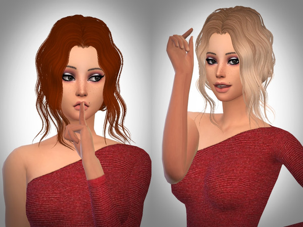 Sims 4 — M-Shi -  Skysims 082 Hair Retexture by mikerashi — -23 Colors (No Ombre) -Texture by me I hope you like it ;**