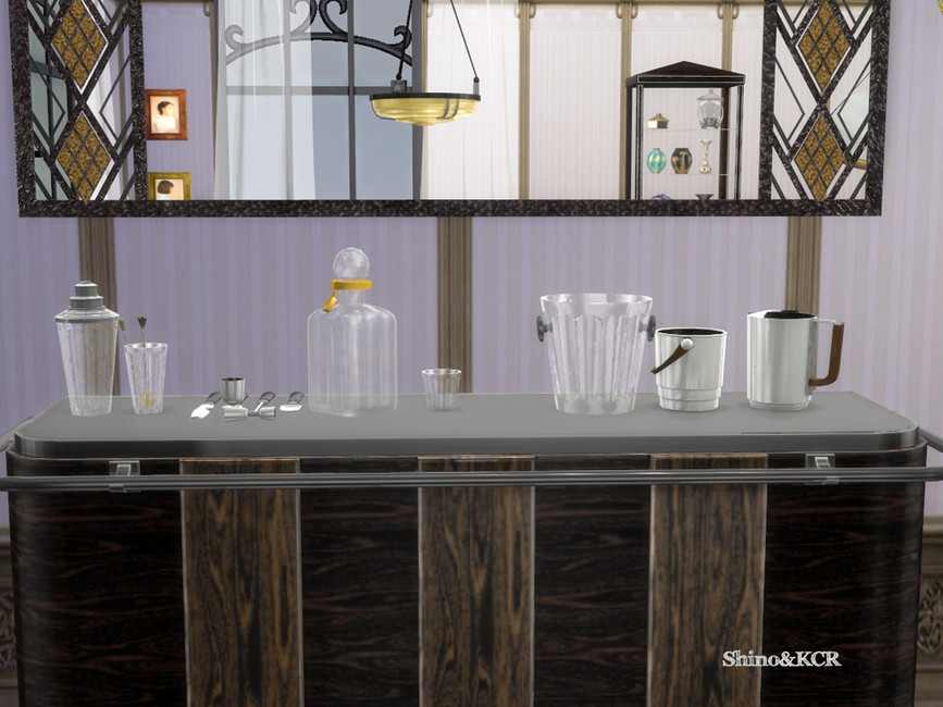The Sims Resource Art Deco Home Bar