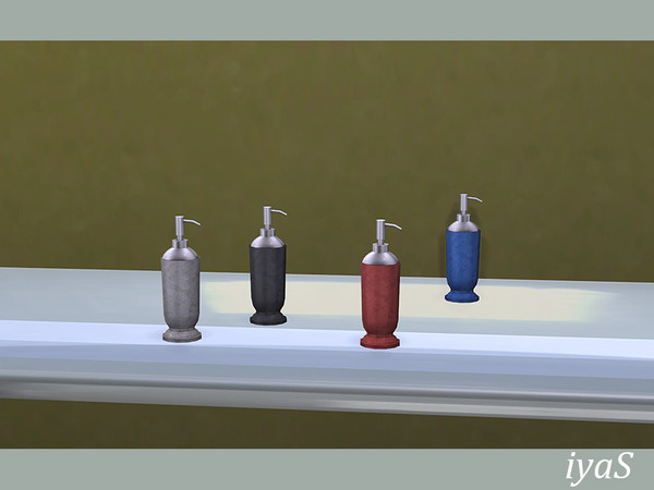 Sims 4 — Liquid Soap Dispenser by soloriya — Simple and elegant soap dispenser. Easy to use and refill. Part of BELLE