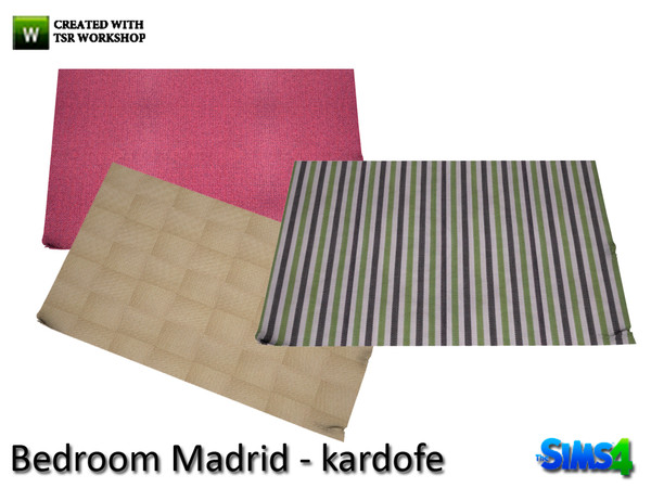 Sims 4 — kardofe_Bedroom Madrid_Rug by kardofe — Nice carpet in three different textures