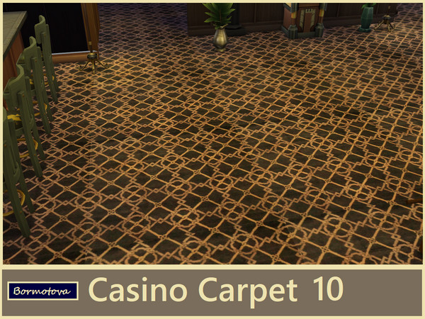 Sims 4 — Casino Carpet 10 by abormotova2 — From a set of 15 Casino style carpets.