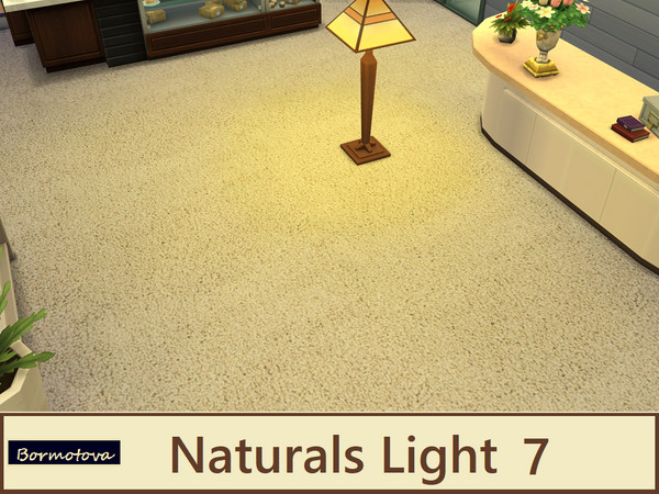 Sims 4 — Natural Lights 7 by abormotova2 — From a set of 15 natural and light carpets.